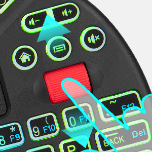 Wireless Keyboard with Touchpad Mouse