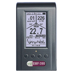 Advanced features and multi-sensors to ensure best detection from EMF, EF, and RF