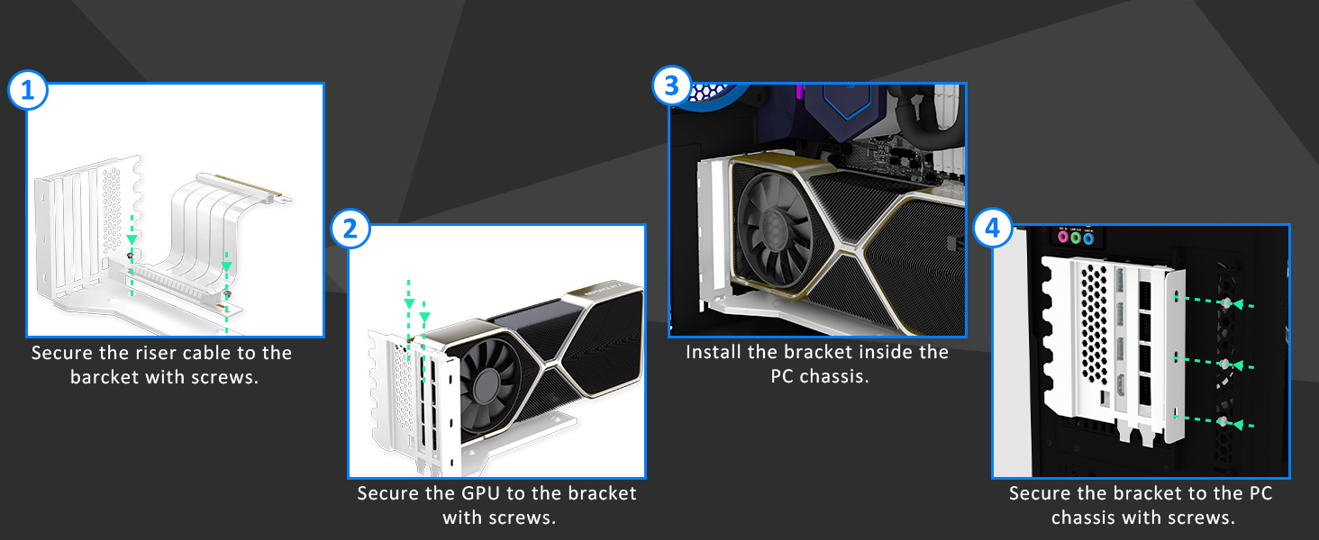 PCIE 4.0 Riser Cable