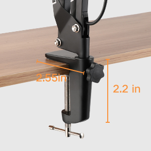 Our lampshade is made of aluminum, which improves the heat dissipation effect of the desk light. Th