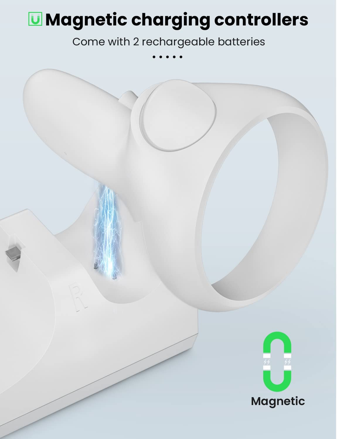 the controller is magnetic charging