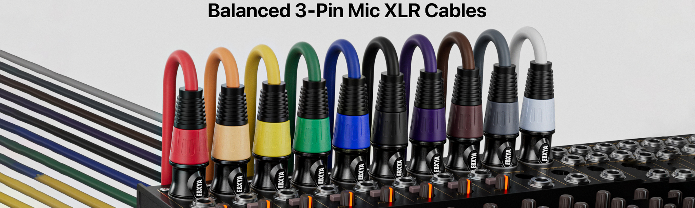 Balanced 3-Pin Mic XLR Cables