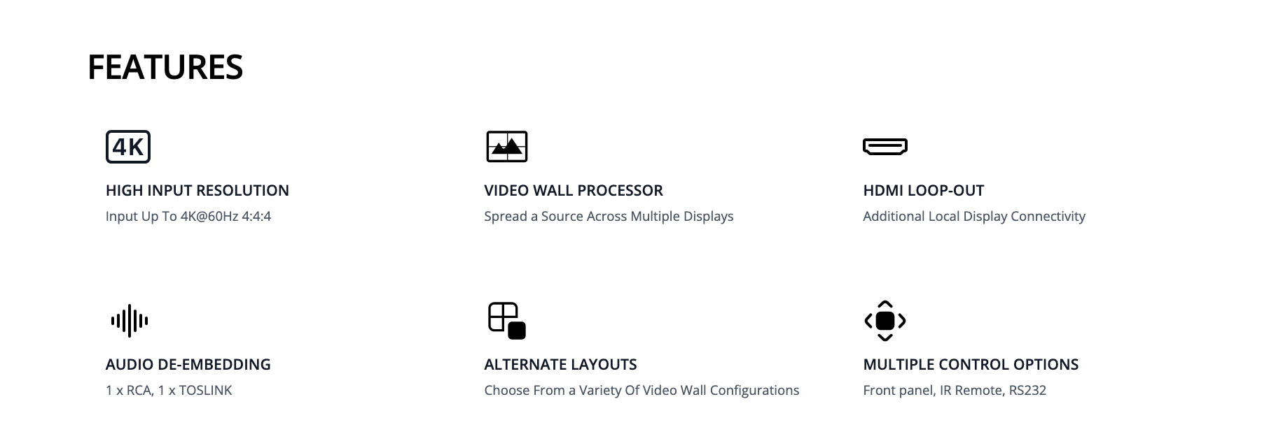 features