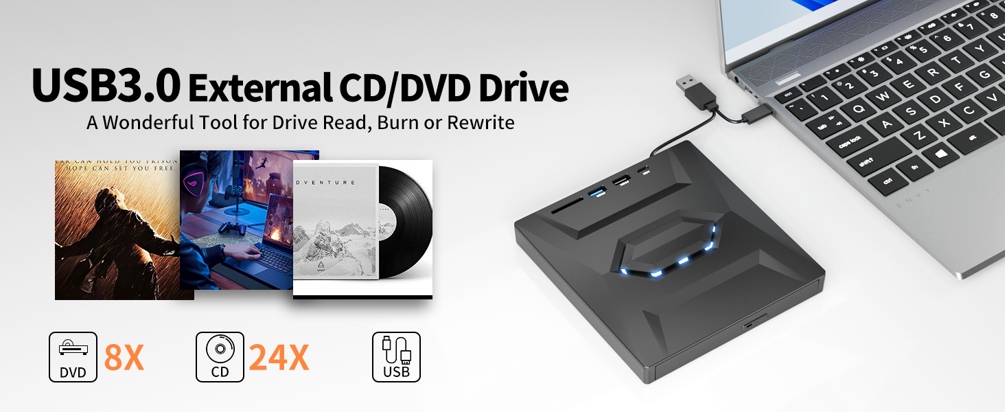 External CD DVD Drive