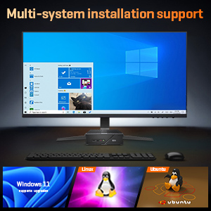 CHUWI RzBox Mini Pc,Windows 11 Mini Computer,16GB RAM 512GB SSD,AMD Ryzen 7 5800H Processor, Vega 8 Graphics, Dual Gigabit RJ45 LAN, WiFi 6, BT5.2, 4K@60Hz Output,USB-C,Support Triple Screen Display 8 image for this item