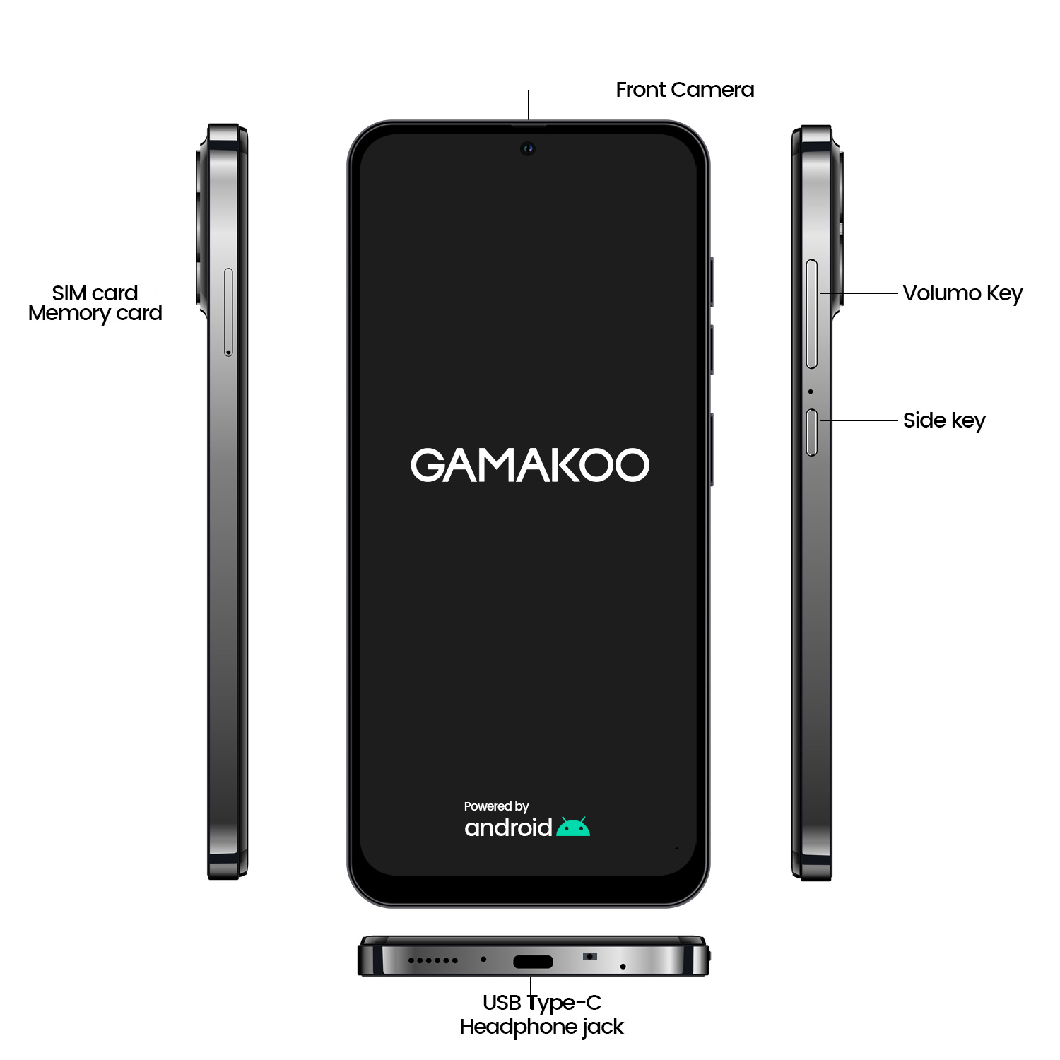 GAMAKOO G13 Unlocked Android Smartphone