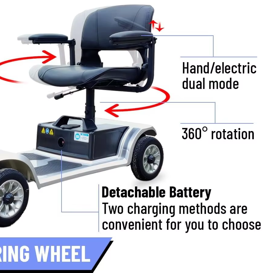Detachable seats