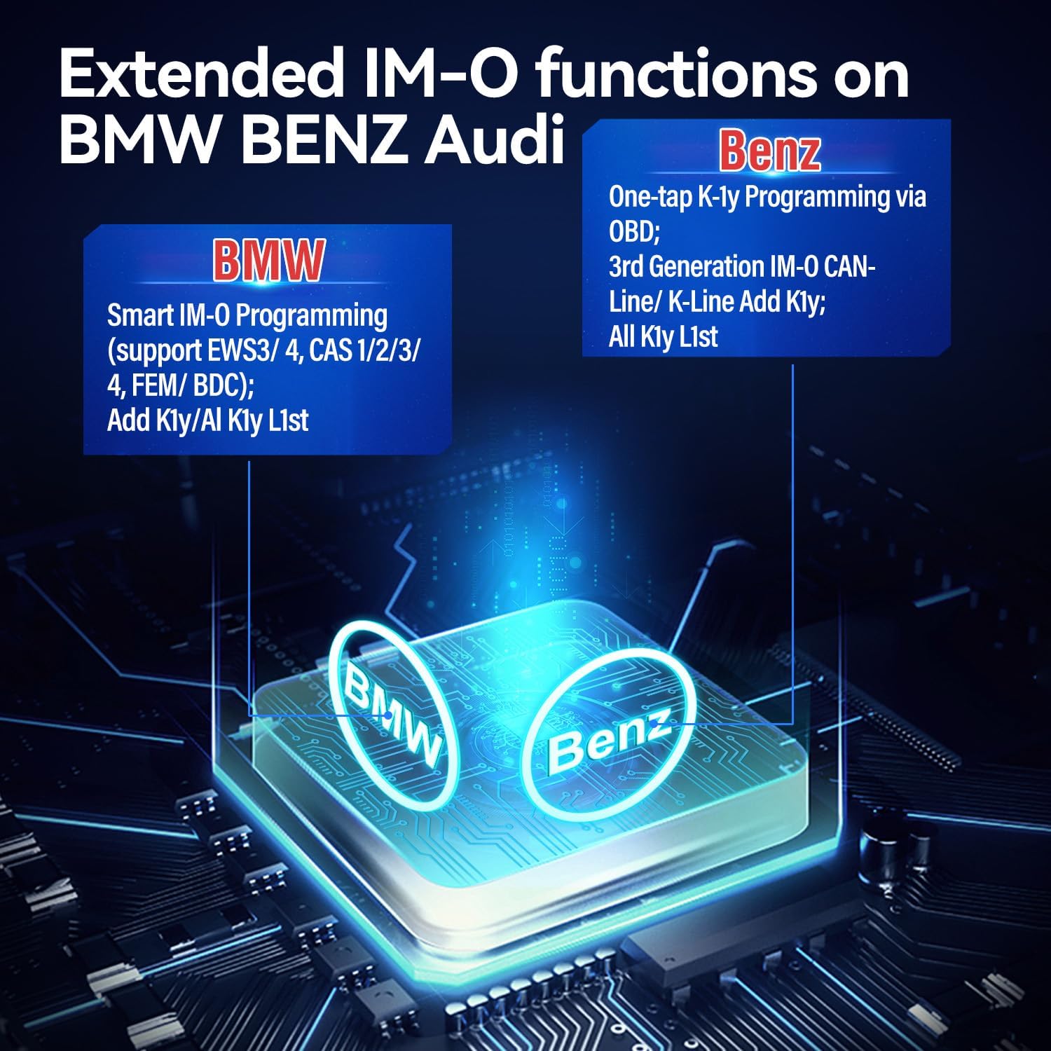 Extended immo functions on bmw benz audi