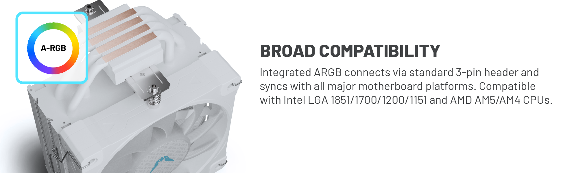 230W TDP Support for Modern CPUs: Designed for gaming and productivity builds using AM5, AM4, and In