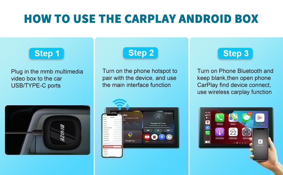 wireless carplay android auto adapter carplay ai box apple carplay