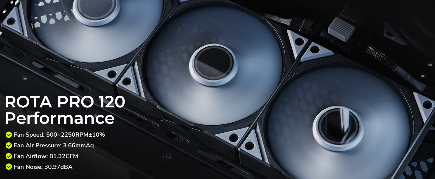 TRYX ROTA PRO 120 fan feature