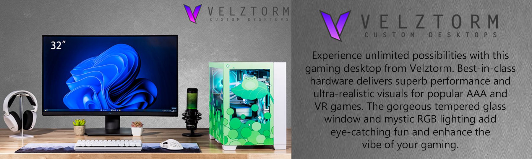 Velztorm Minty Frog Custom Built Gaming Desktop PC