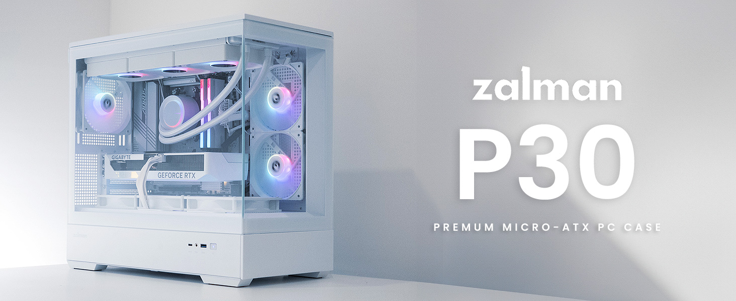 Zalman P30 Premium Panoramic mATX PC Case