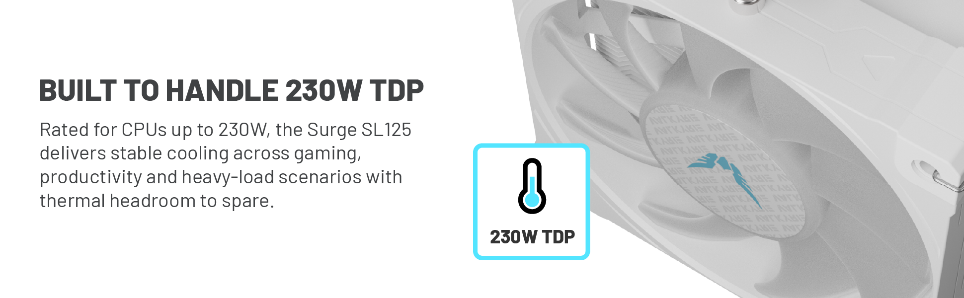 Tool-Free Mounting and 3-Year Warranty: Includes a secure installation kit for AMD and Intel CPUs