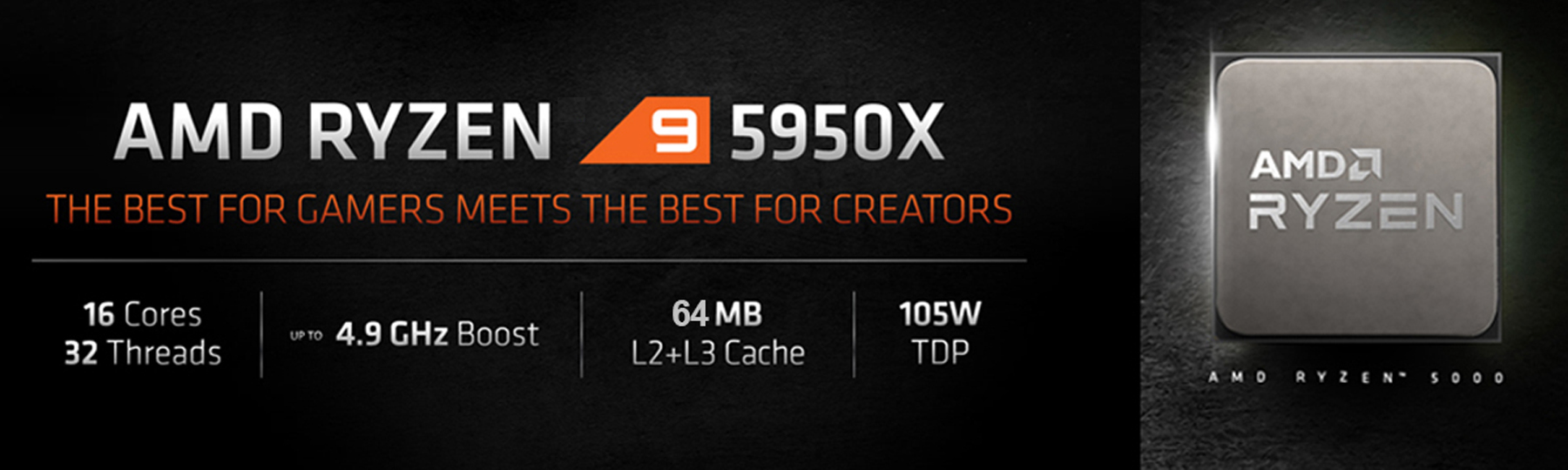 Velztorm Lux Gaming & Entertainment Desktop PC (AMD Ryzen 9 5950X 16-Core, GeForce RTX 4080 Super 16GB, 64GB RAM, 4TB PCIe SSD, USB 3.2, HDMI, Display Port, Win 11 Pro) 3 4th Gen AMD Ryzen 9 5950X 3.40GHz Processor (upto 4.9 GHz, 64MB Cache, 16-Cores)