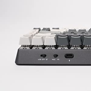 Azio CRG2G201 Cascade Wireless Backlit Mechanical Keyboard, G-Pro Brown Switch, Space Gray Base, Gray KC - Galaxy Dark 5 image for this item