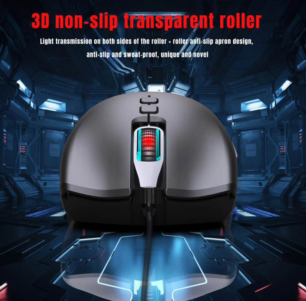 AUTYUE Wired USB Gaming Mouse, PC Gaming Mice USB Computer Mouse with LED Backlits