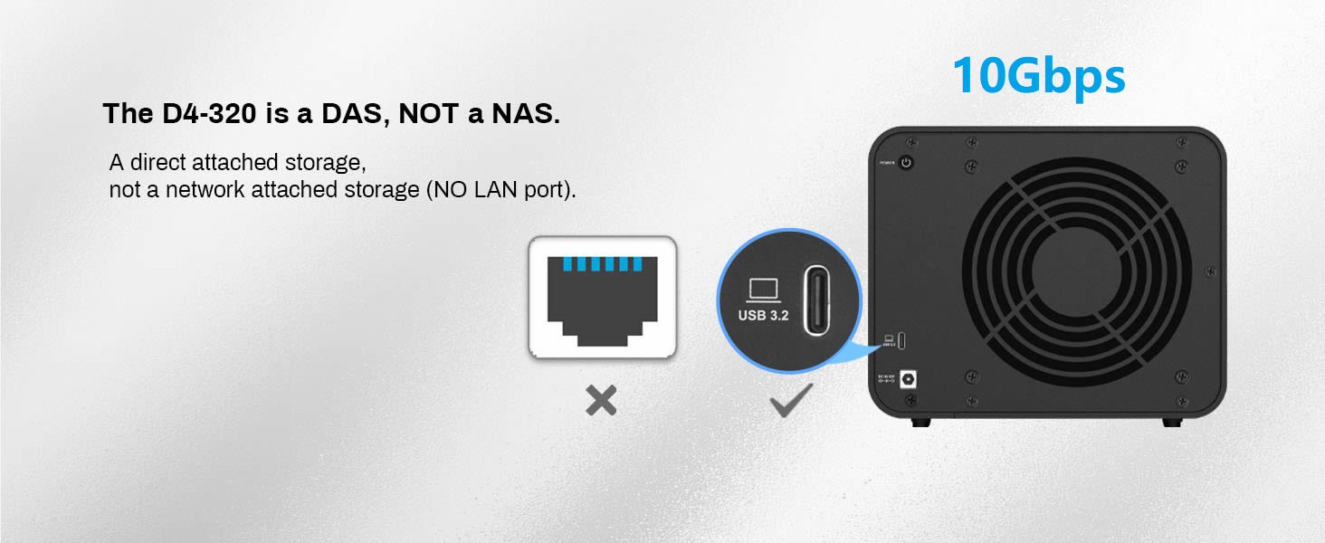A DAS, NOT a NAS