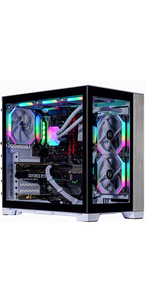 Velztorm Mini Lux Gaming Desktop PC (AMD Ryzen 9 5950X 16-Core, 32GB RAM, 512GB PCIe SSD + 2TB HDD (3.5), GeForce RTX 4060 Ti, Wifi, White, Win 10 Home) 10 image for this item