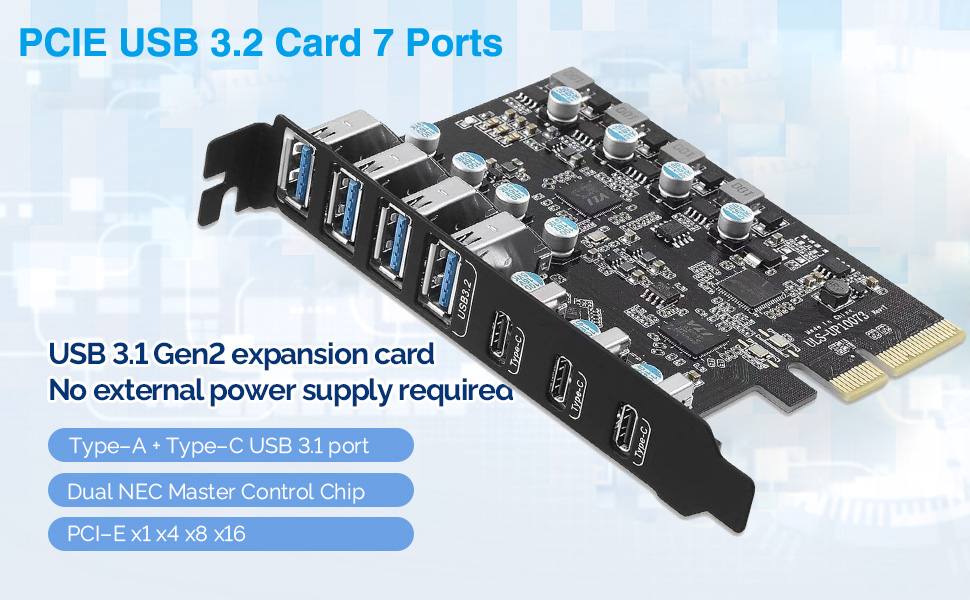 Jansicotek 10Gbps Superspeed 7-Ports