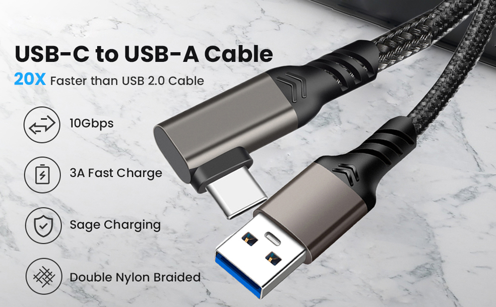 USB A to USB C Cable