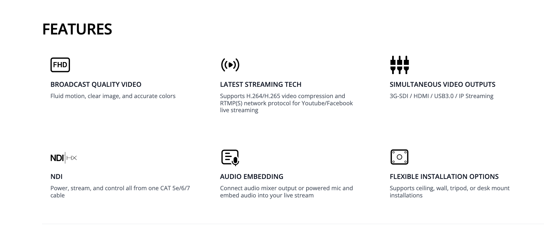 features
