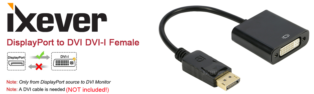 displayport to dvi adapter converter