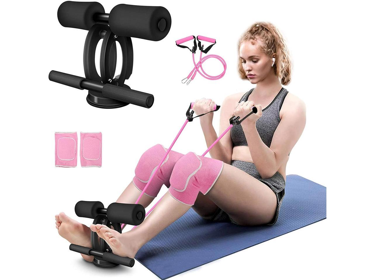 SG SGODDE Sit Up Bar with Resistance Bands Sit Up Bar for Floor Sit-up