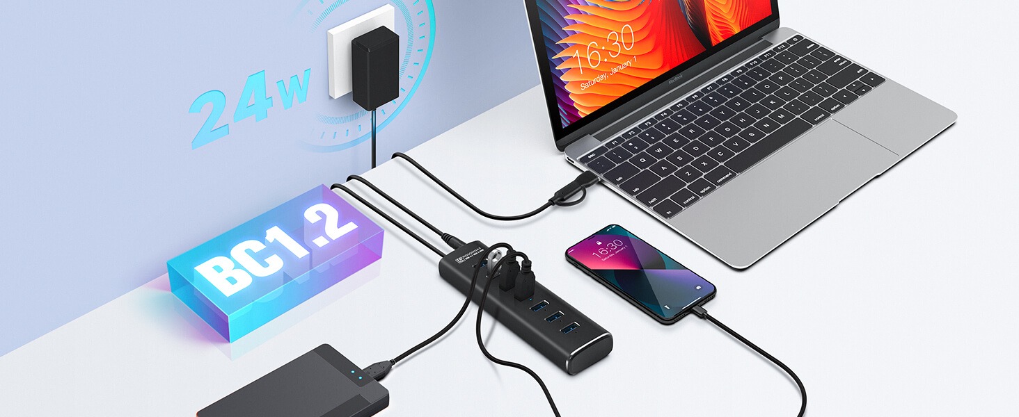 powered usb c hub