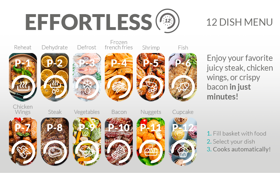 Air Fryer 12 Functions