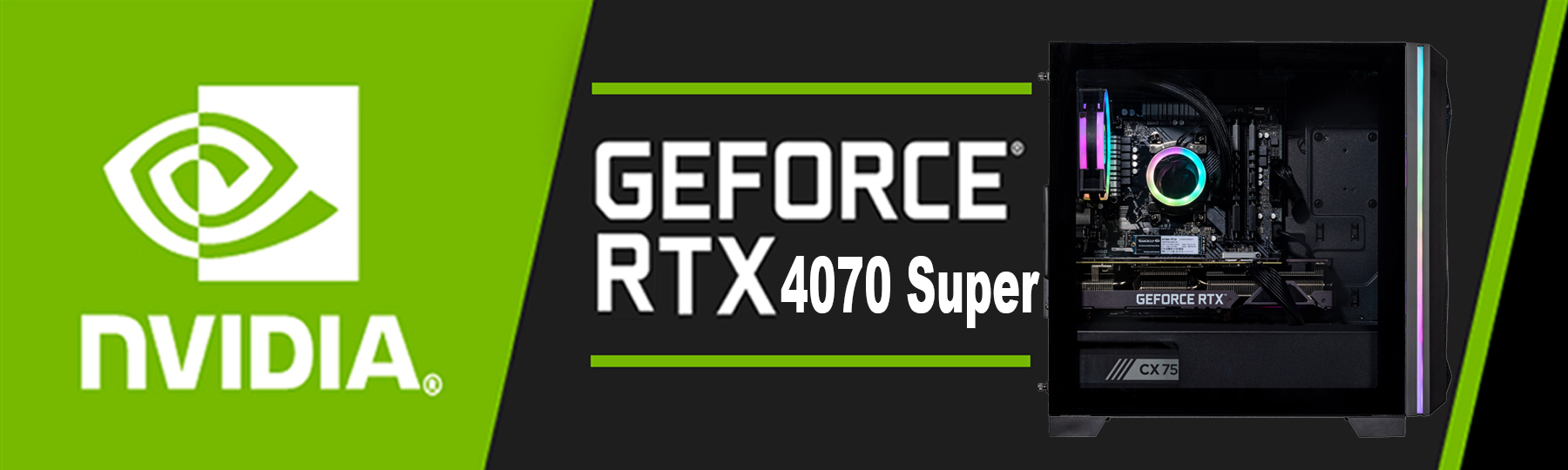 GeForce RTX 4070 SUPER 12GB, 12GB GDDR6X PCIe 4.0 DLSS3