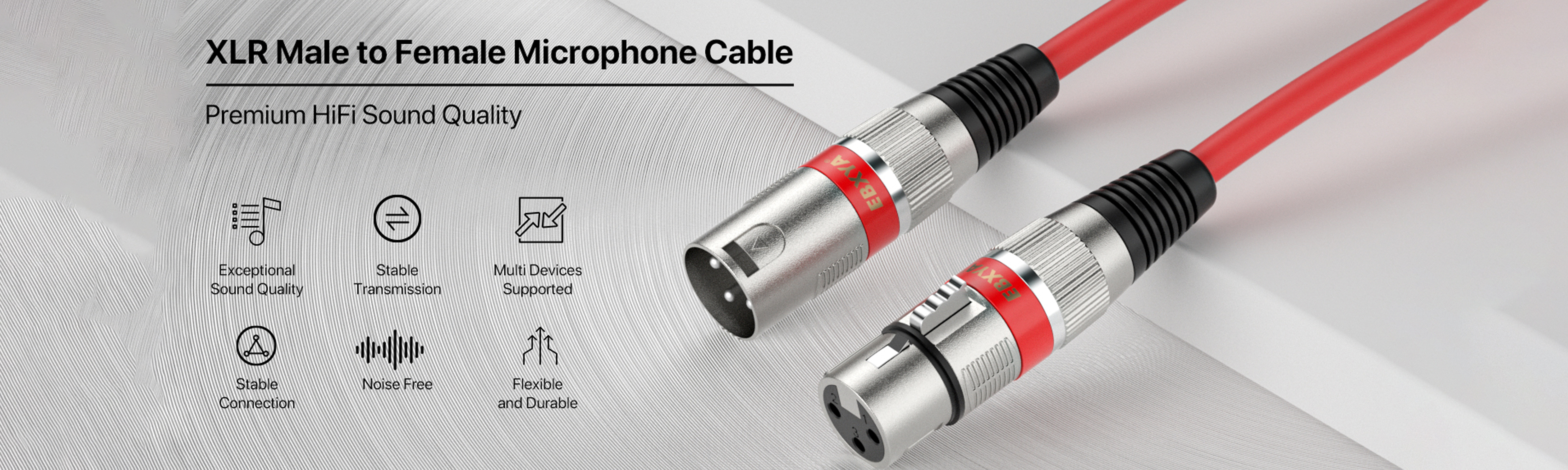 Strong indestructible metal connectors, prolong cables' longevity