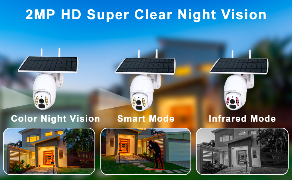 INSEETECH tuya smart camera solar