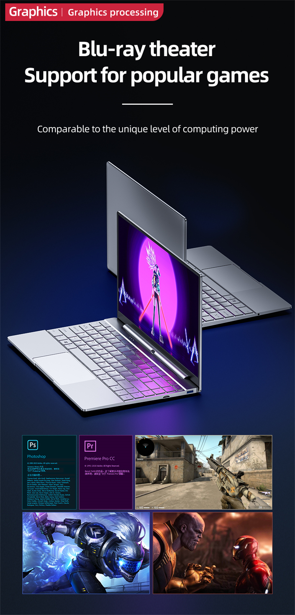 Ноутбук Dere Laptop V14S 14.1" - Intel Celeron, 16GB RAM, 1TB SSD, Windows 10 4 image for this item