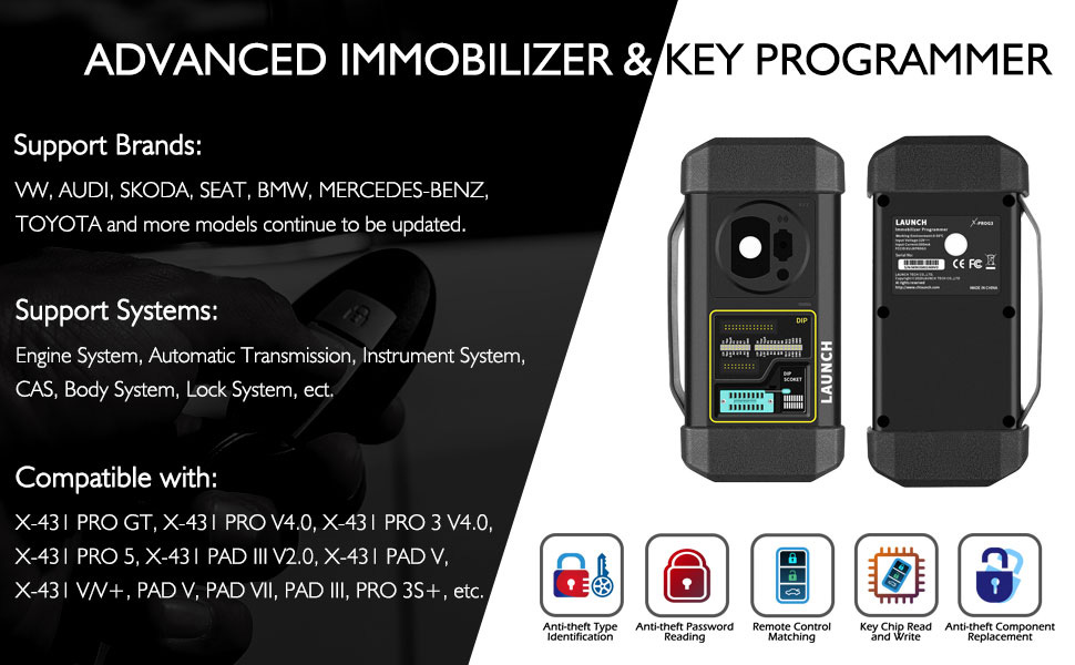 Launch GIII X-Prog 3 Advantages