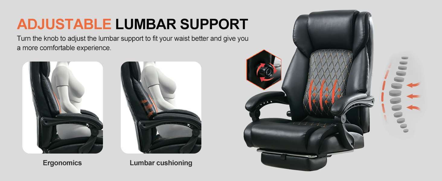 ADJUSTABLE LUMBAR SUPPORT