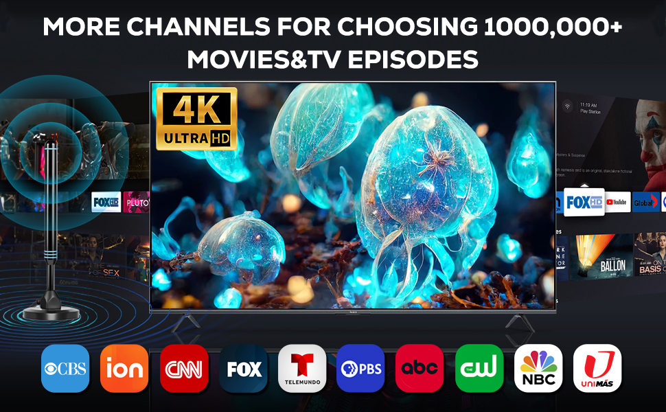 or digital converter box, switch your TV to antenna mode, and scan for channels. No tools or profess