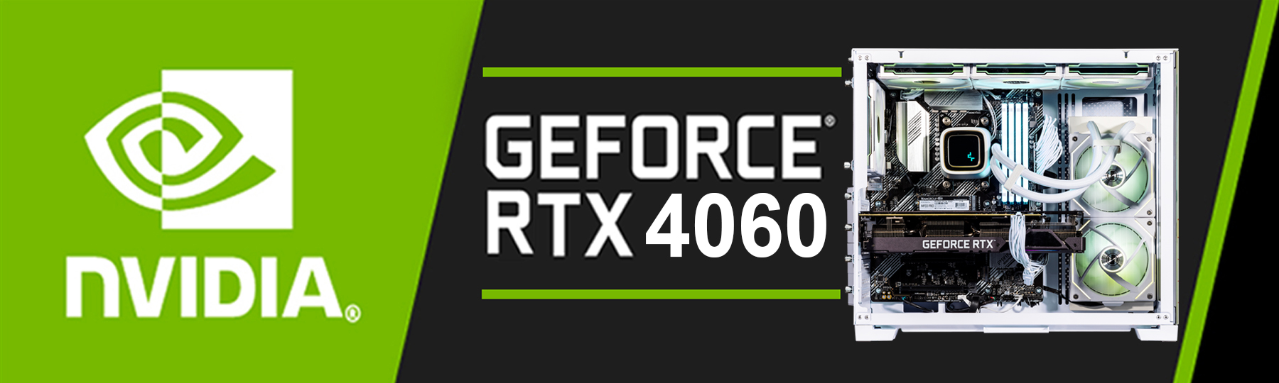 GeForce RTX 4060 Dedicated Graphics, VR Ready 8GB GDDR6, PCIe 4.0, 2.46Ghz Boost Clock