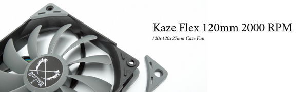 kaze flex 120 pc case color blade