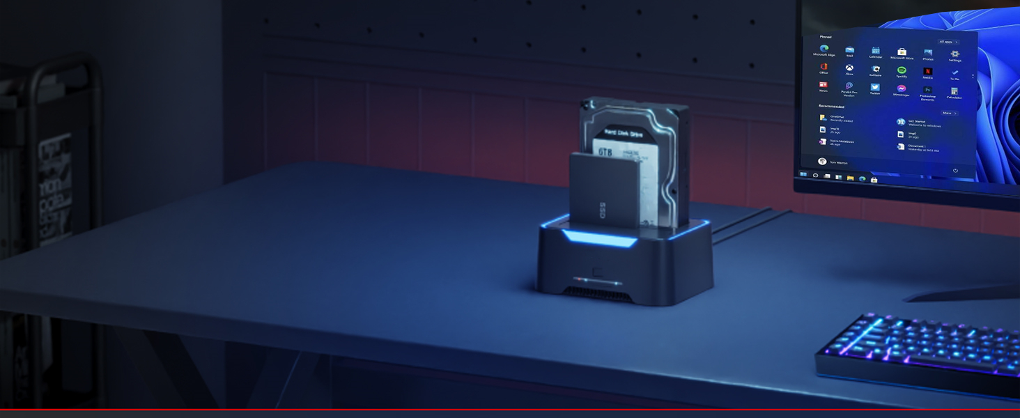 Devices Connect Freedom: This Dual-Bay hard drive enclosure is designed to work with a variety of de