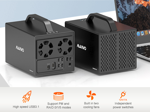 4 Bay Hard Drive Enclosure for 2.5 3.5 inch SATA Hard Disk
