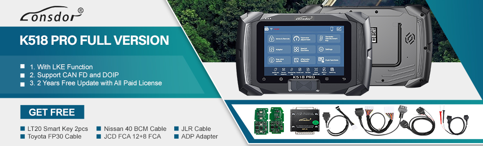 Lonsdor K518 PRO Full Version All In One Key Programmer