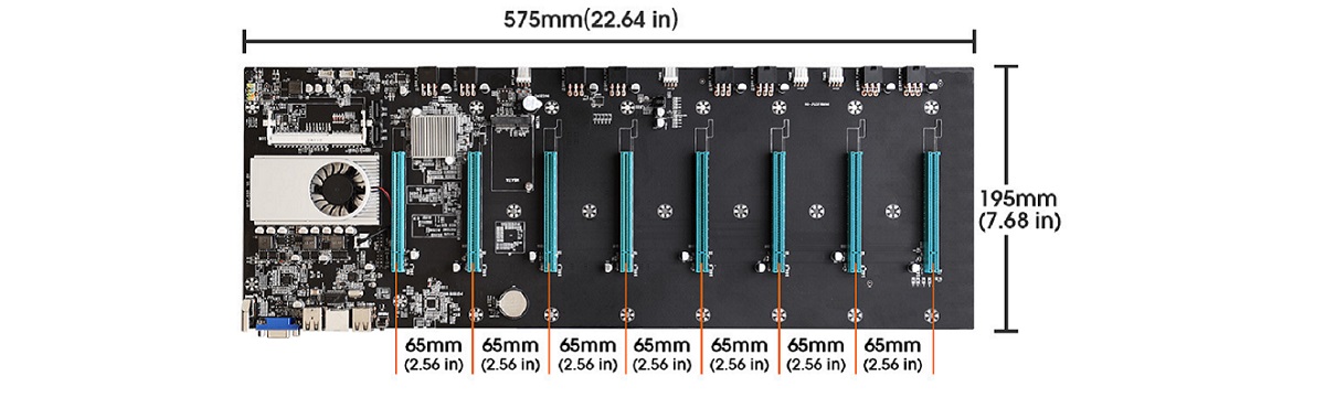 BTC-S37 Mining Motherboard 01