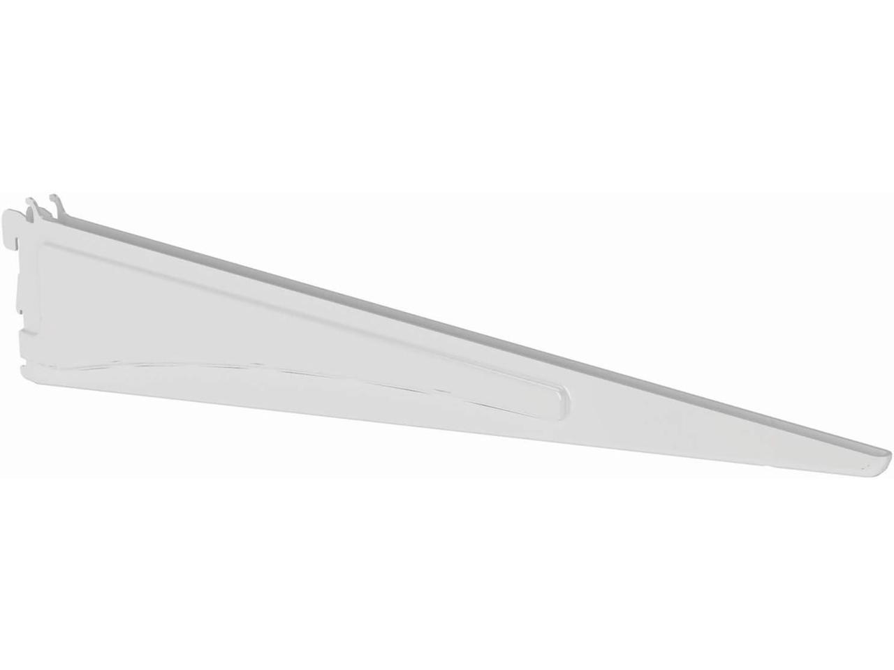 Closetmaid 2854 Shelftrack 16 inch Locking Shelf Bracket White