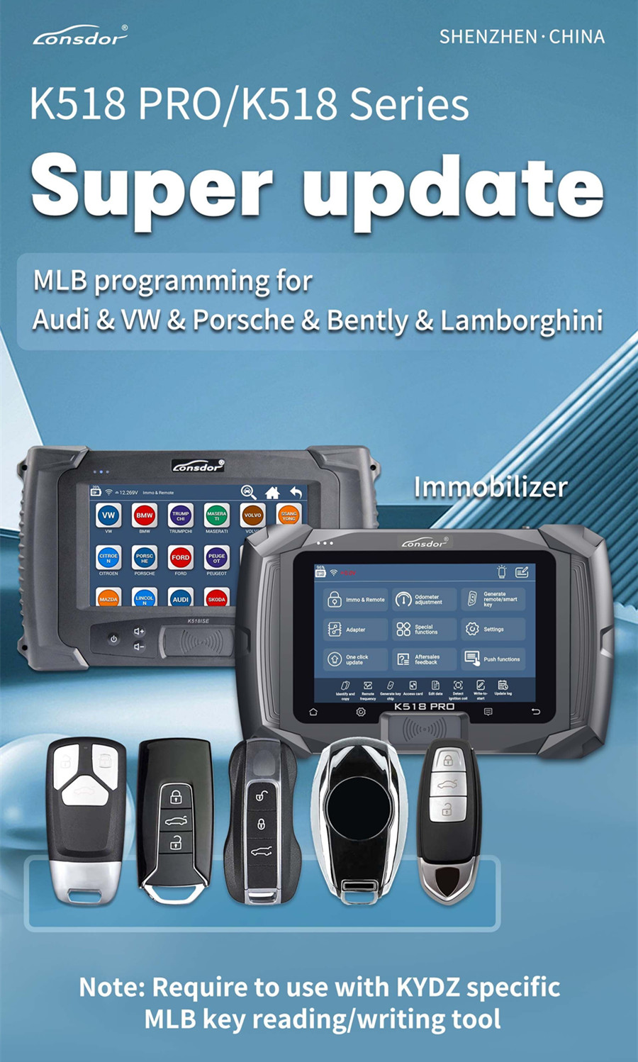 Lonsdor K518Pro Newest Update Info for MLB