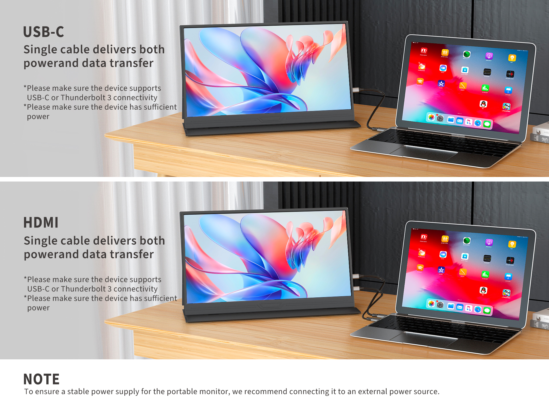 portable monitor touchscreen