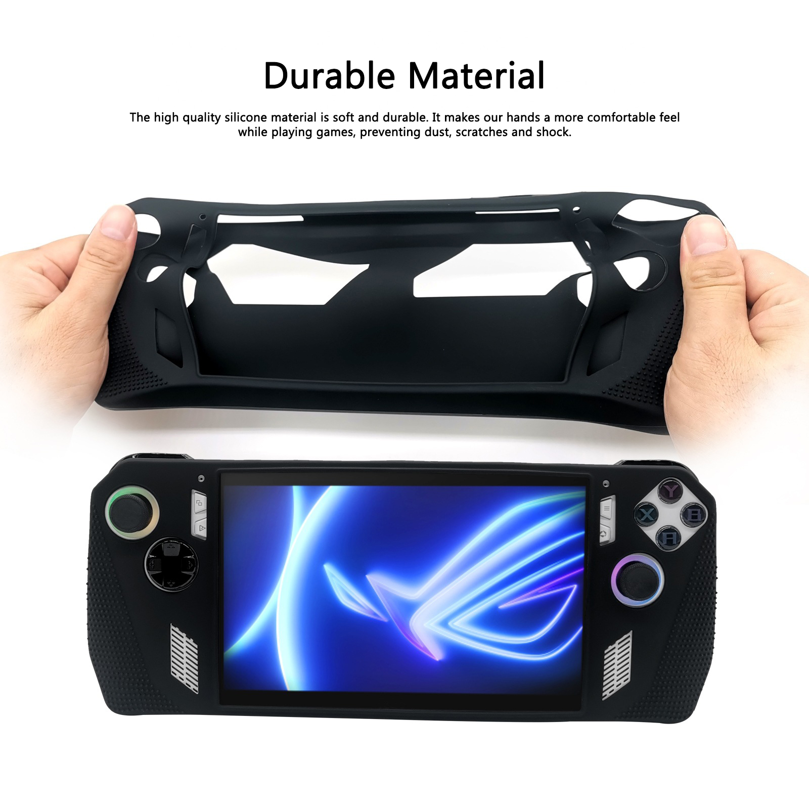 this rog ally silicon case use durable material