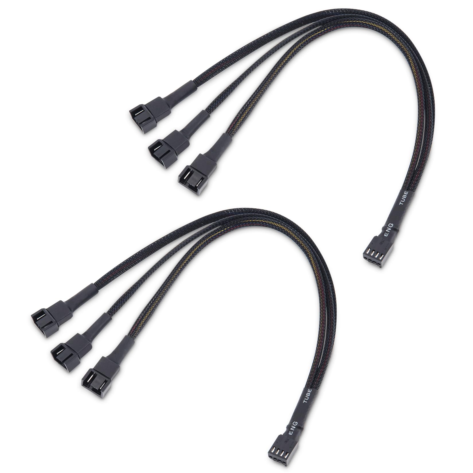 Sleeved Cable Jacket Tangle-resistant cable sleeving Tidy appearance in a clear case 12-inch cable l