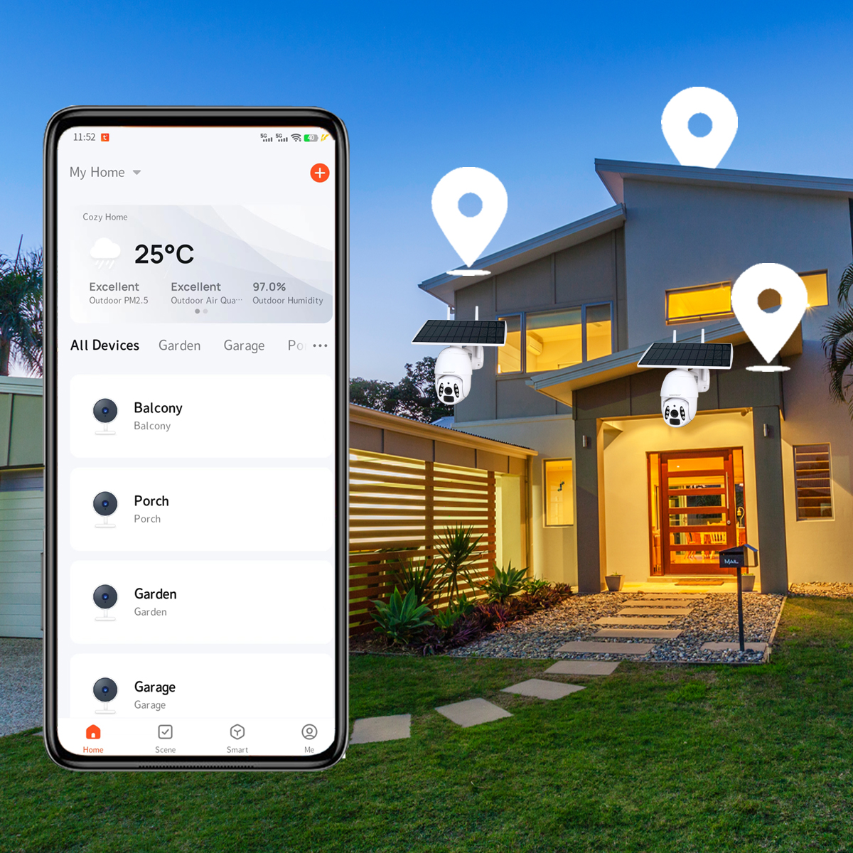 Intelligent Control by Tuya APP