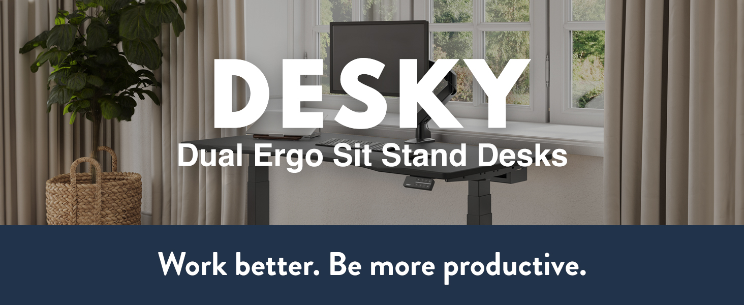sit stand desk, standing desk, height adjustable desk, ergonomic desk, ergo edge, curved front desk